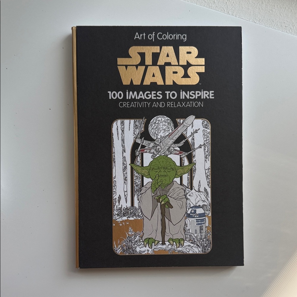 Star Wars Art of Coloring Book - Black and Gold Cover